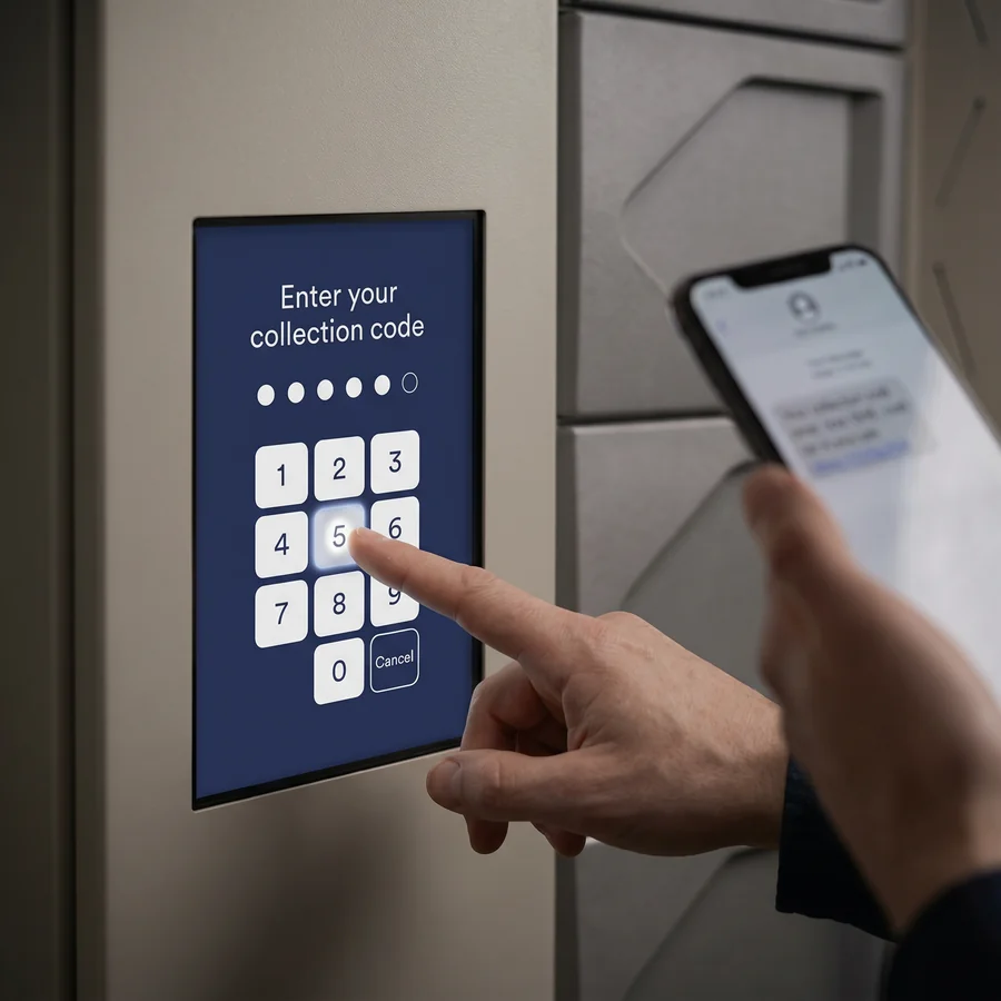 PharmaSelf24 PIN entry touchscreen